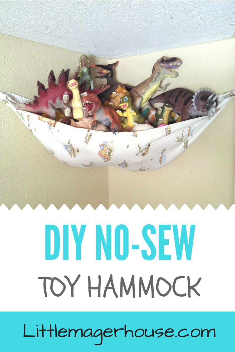 DIY Stuffed Animal Storage Hammock - Easy No-Sew - Little Mager House